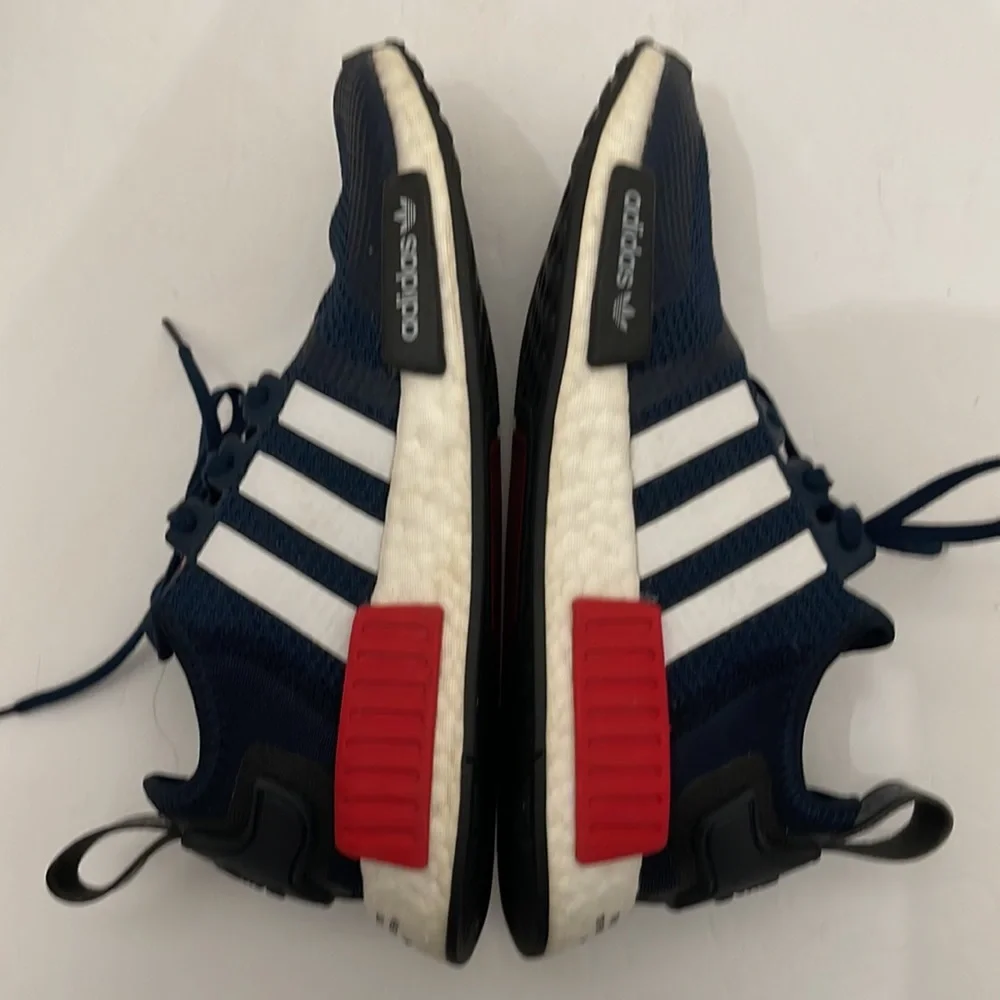 ADIDAS JAPAN ORIGINAL NMD R1 COLLEGIATE NAVY RUNNING SNEAKERS MENS-BOYS SIZE 6.5
